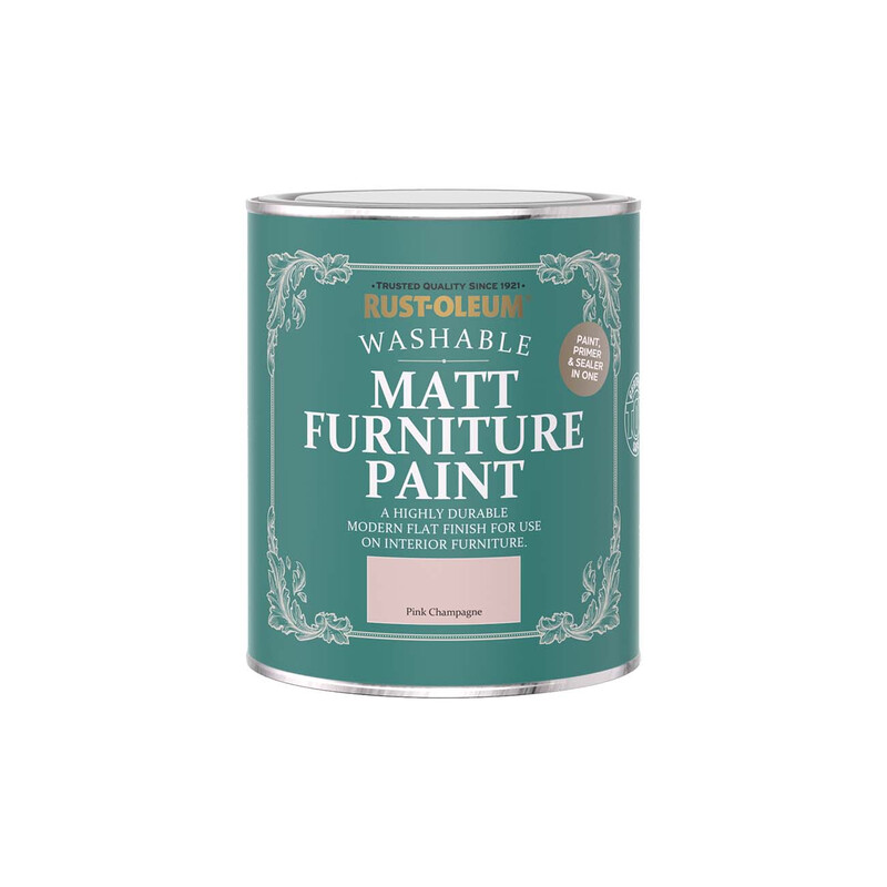 Rust-Oleum Matt Furniture Paint Champagne 750Ml