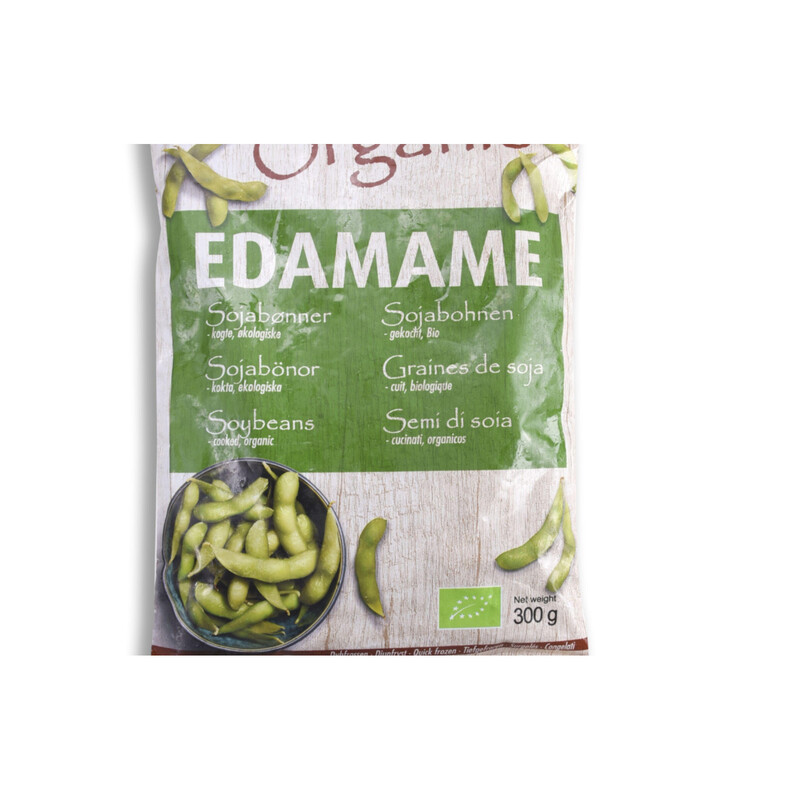 Nordic Seafood Bio Edamame gr. Sojabohnen ganz in der Schote 300 g