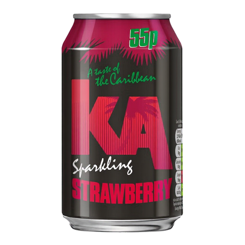 Ka Aardbei Sprankelend Frisdrank - 330 ml