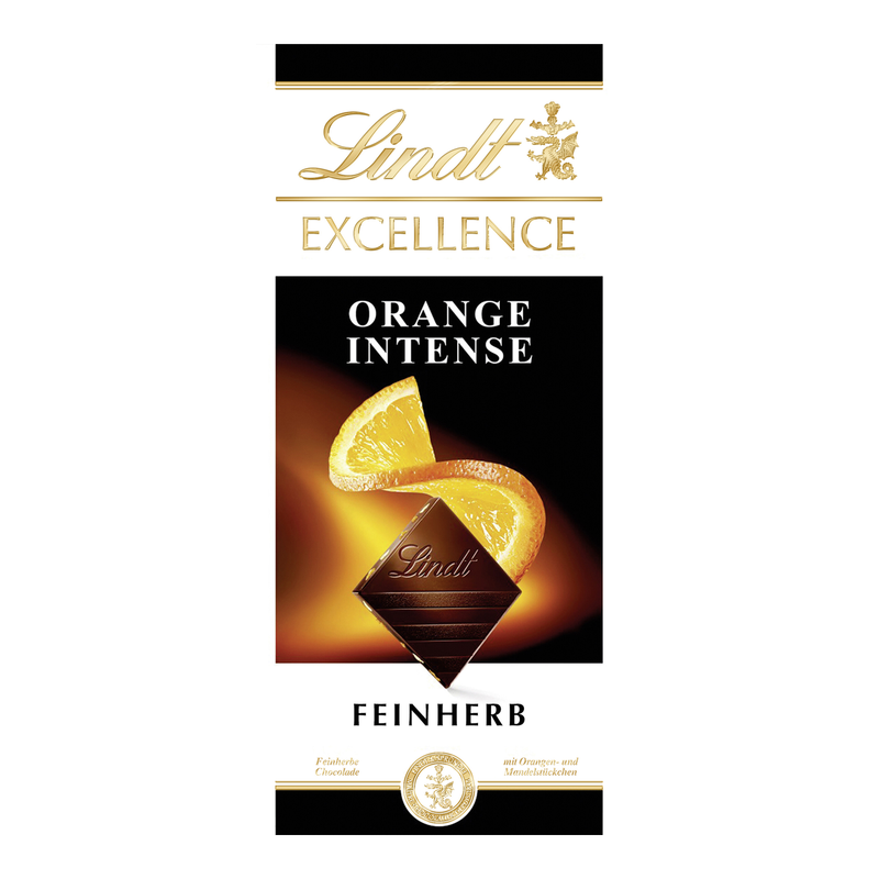 Lindt EXCELLENCE Orange Intense, 100g