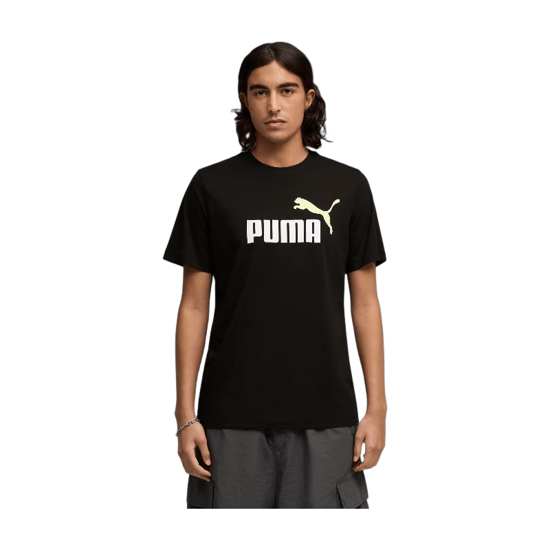PUMA Heren T-shirt Black-Ap Ess 2 SS 2026 Camiseta Collectie S