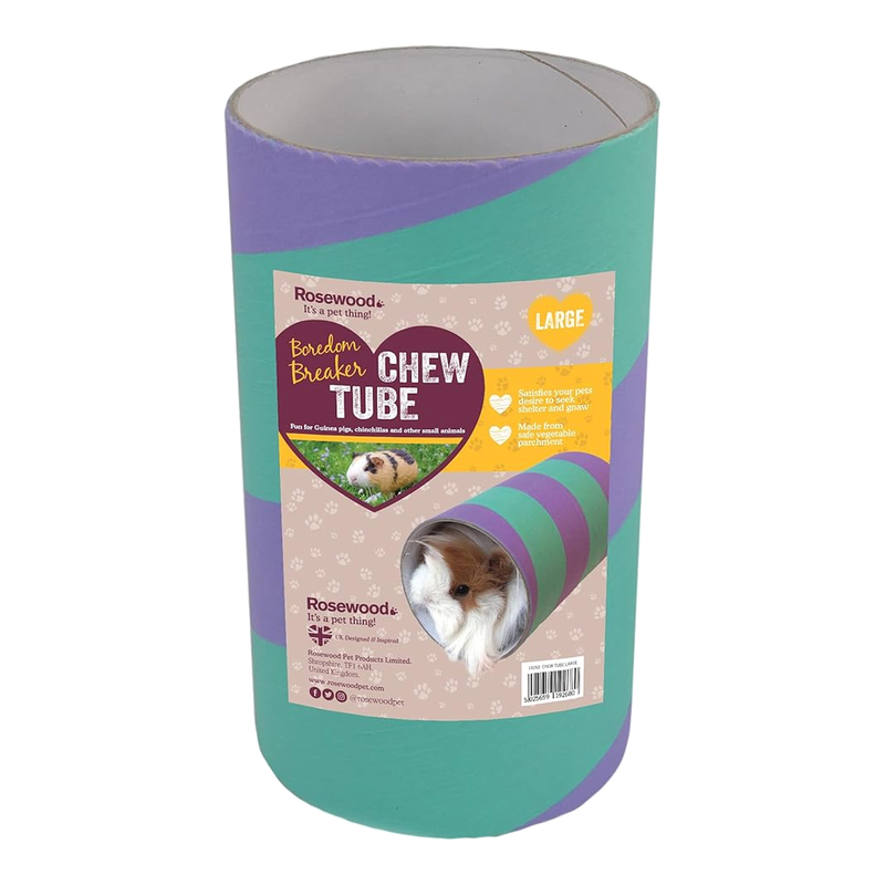 Rosewood Boredom Breaker Small Chew Tube for Small Animals