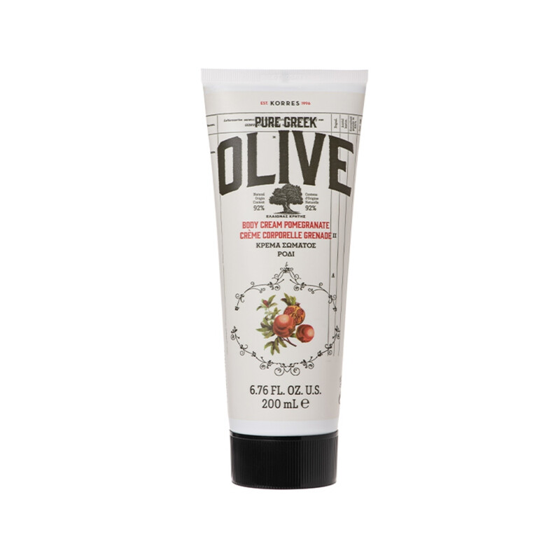 Pomegranate Pure Greek Olive Body Cream 200ml