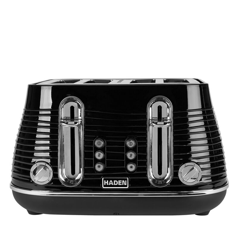 Devon 4 Slice Toaster, Cord Storage, Black - 204448