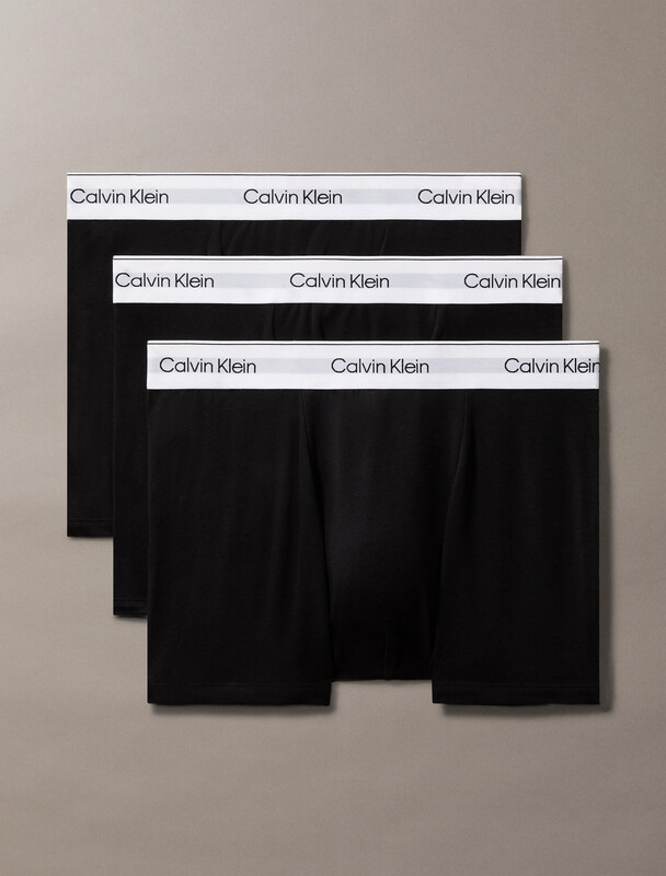 Calvin Klein UB1 relaxte pasvorm trunkshorts 3-pack zwart heren M