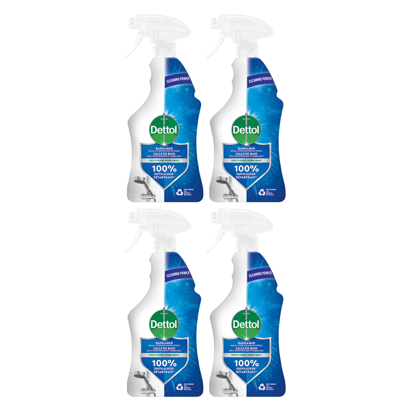 Dettol Power & Pure Spray salle de bain 4 x 500 ml