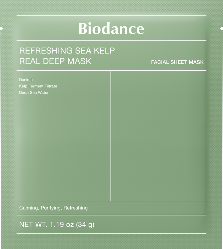 Biodance , Refreshing Sea Kelp Real Deep Beauty Mask, Erfrischende Sea Kelp Real Deep Beauty-Maske, 4 Tuchmasken, Je 34 G (1,19 Oz.) - Image 7