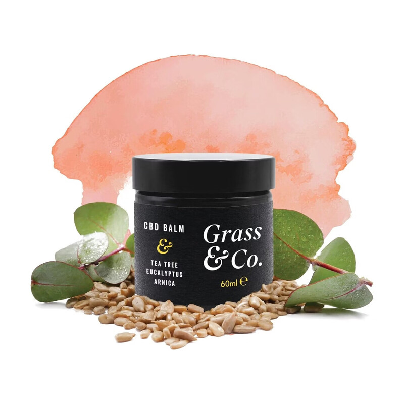 EASE CBD Muscle Balm 300mg with Tea Tree Eucalyptus Peppermint Camphor Arnica for Joi