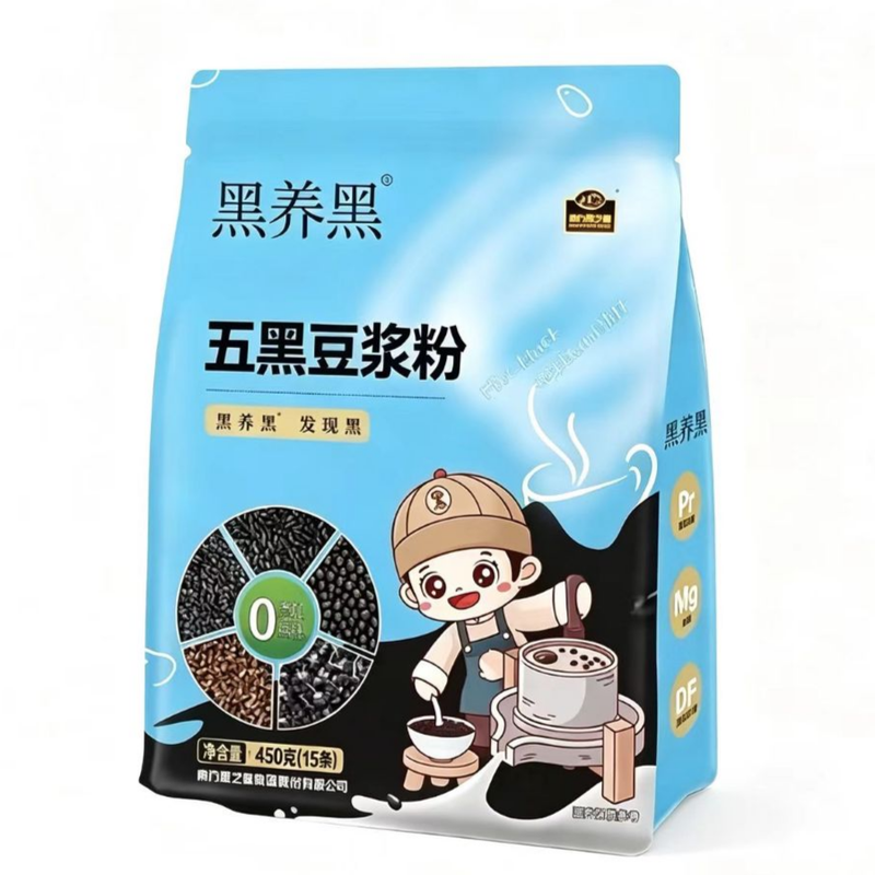 Nan Fang Zwarte Sesam Zwarte Voeding Zwarte Vijfzwarte Sojamelkpoeder 450 g