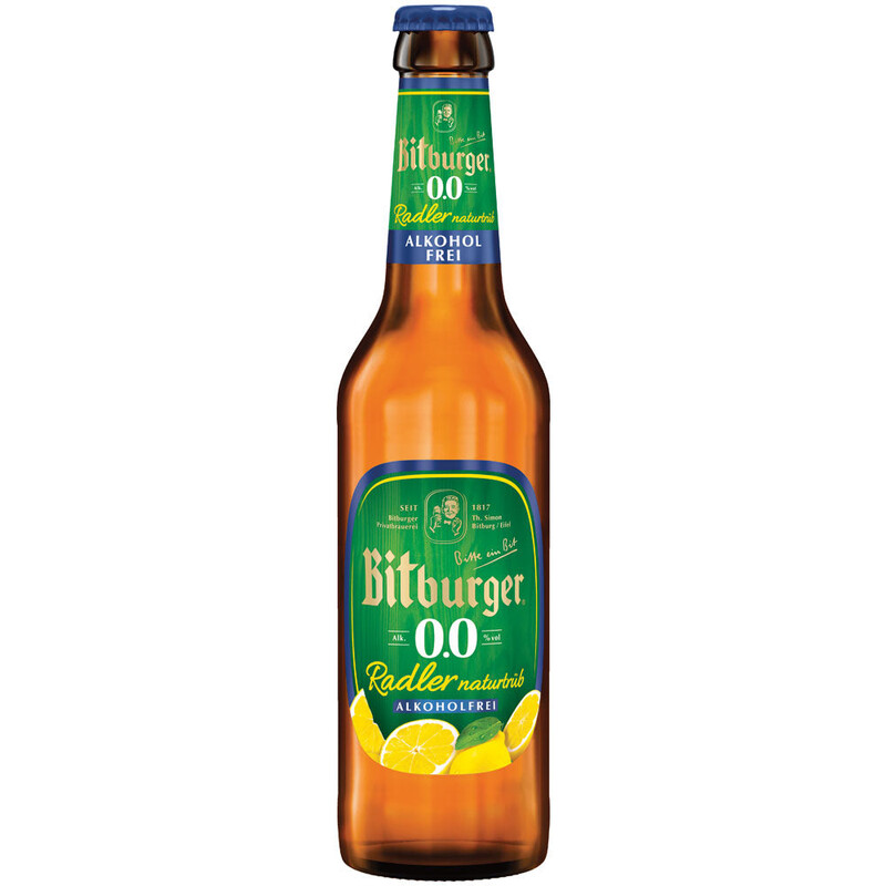 Bitb. Radler Naturtrüb Alkoholfrei 24x0,33L MW