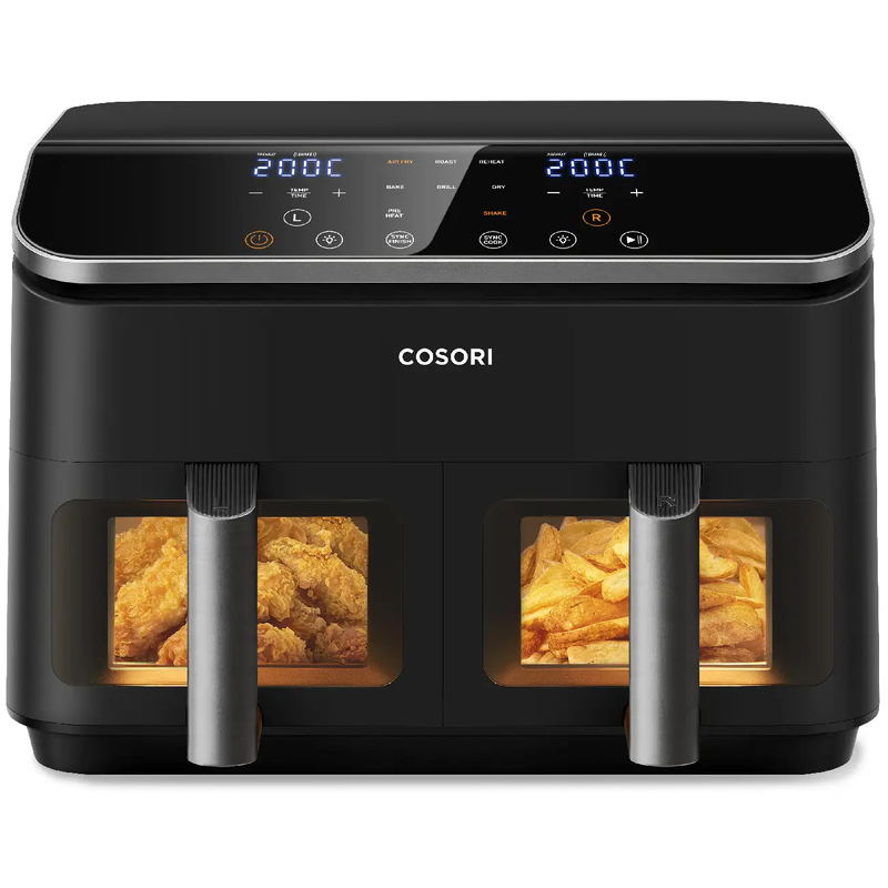 Cosori dubbele mand 8,5 liter airfryer