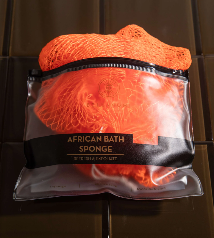 GENERIC - Kit Eponge Filet Africain Orange Avec Corde - 90g