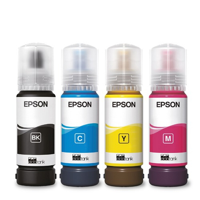 Epson 104 Black & Colour Ink Bottle 4 Pack - C13T00P640