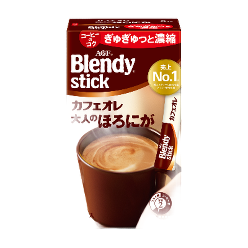 AGF Blendy Stick Café au Lait Bitter Sweet 8 Stück