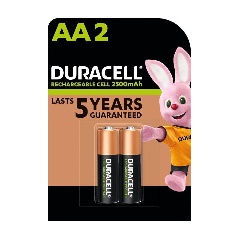 Duracell Akku StayCharged 2 x Mignon 2,4 Ah