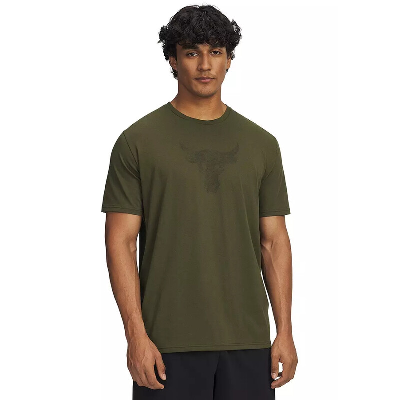 Under Armour Project Rock Payoff Graphic Men's Short Sleeve - Expedition Green