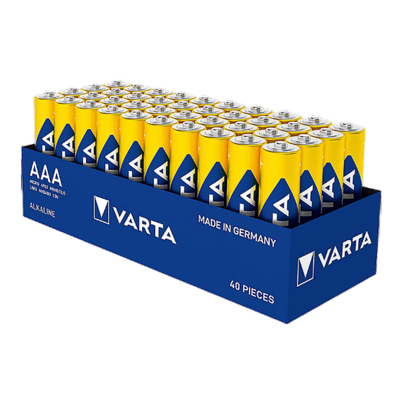 VARTA PILES ALCALINES LONGLIFE POWER AAA x40 Plateau