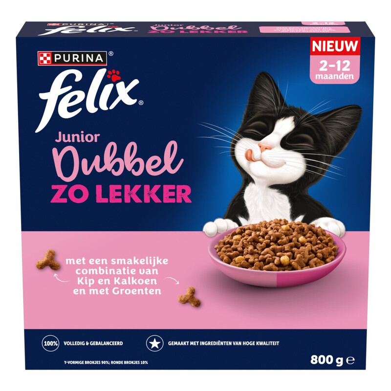 Felix Dubbel zo lekker junior kip,kalkoen&melk