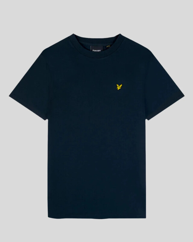 Oversized Cotton Crew Neck T-Shirt - Dark Navy