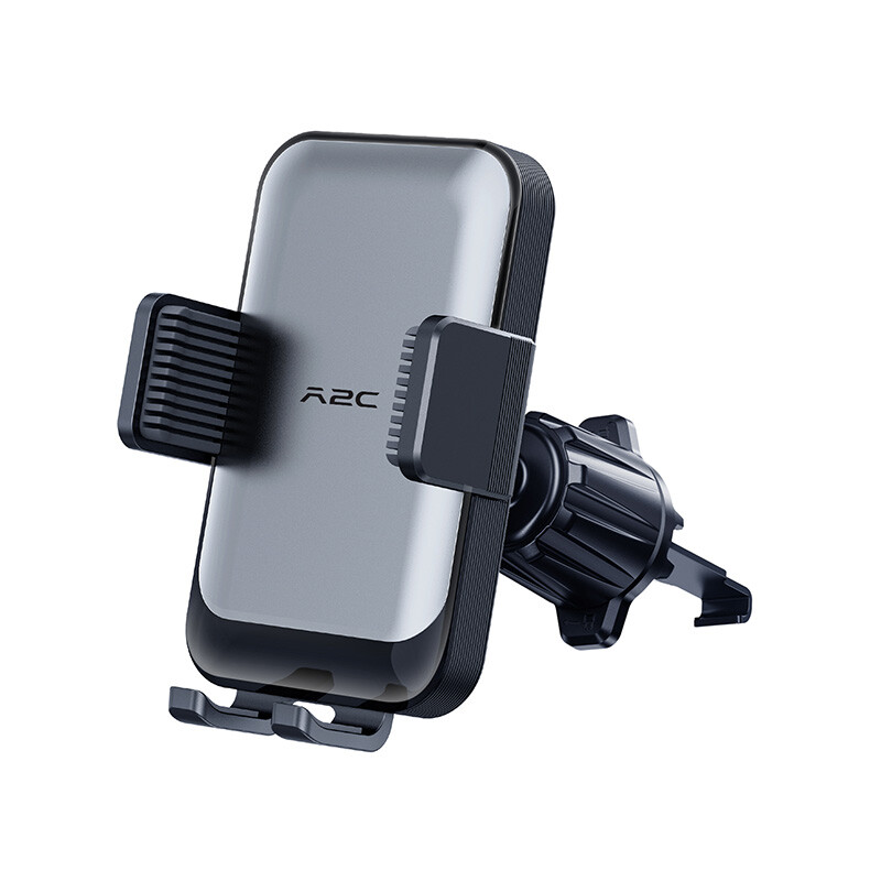 A2C Lüftungsschlitz Klemmfix Auto-Handyhalterung Doppelverriegelung Stabil Anti-Verschaukelung Einhandbedienung Automatische Klemmung Rutschfestes Design Universelle Handyhalterung, I02-S02