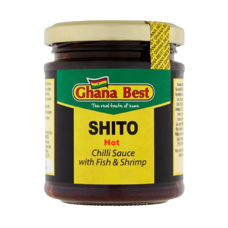 Red Ghana Best Shito Hot Chili Sauce With Shrimp 250G