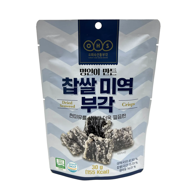 OHS Gedroogde Zeewierchips 30g