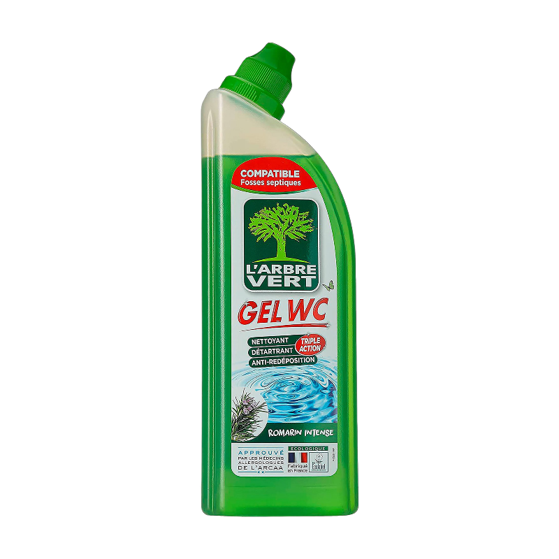 'ARBRE Gel nettoyant WC détartrant Ecolabel Romarin 740 ml