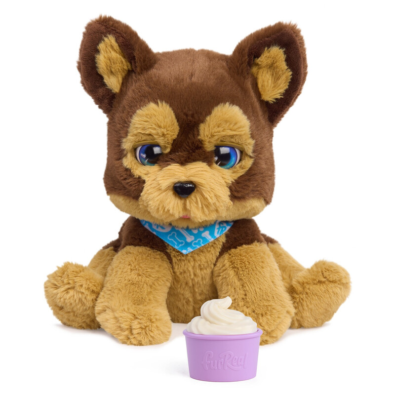 furReal Interactive Soft Toys - Benny the Kiss & Cuddle Pup, a Realistic Animated Puppy Friend for Kids
