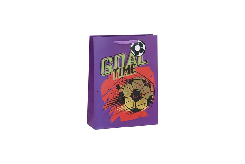Gift Bags Football Assorted Medium 8 Pieces