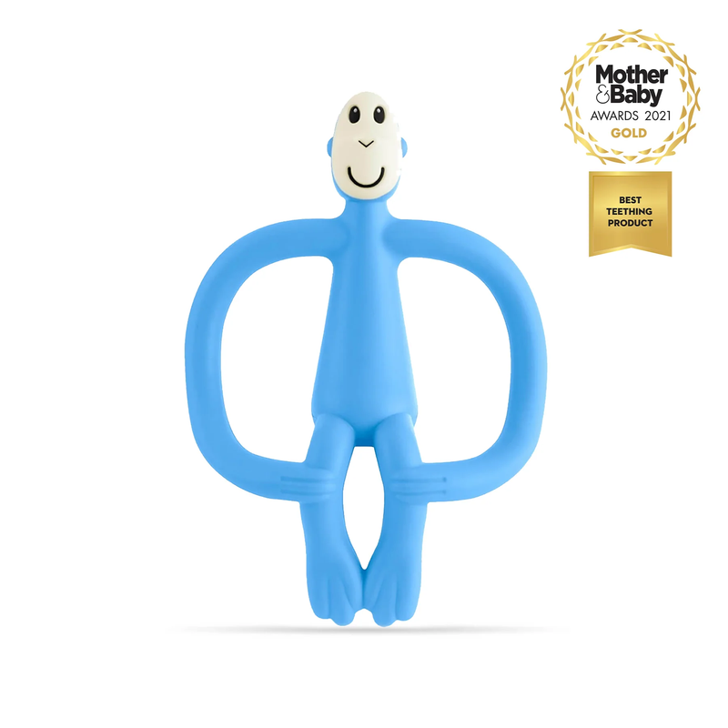 Original Monkey Teether 3+ Months Light Blue