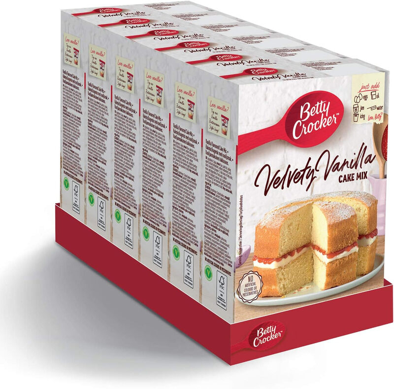 Velvety Vanilla Cake Mix 6 x 425g