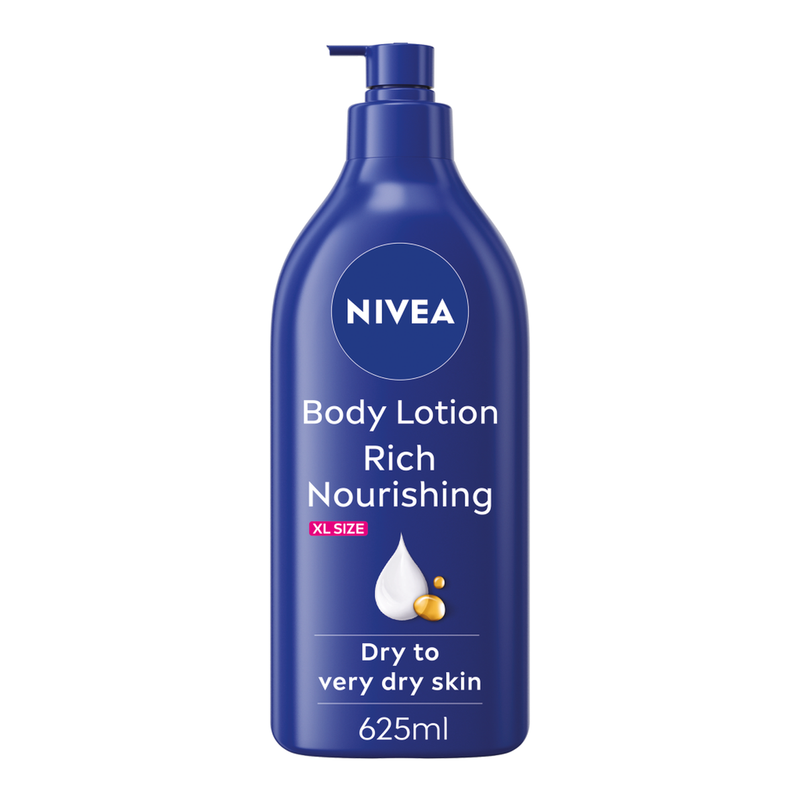 NIVEA Rich Nourishing Body Lotion Dry Skin 625ml