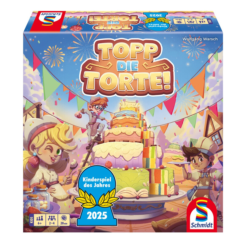 Schmidt® Spiele 40659 Kinderspiele Topp die Torte! ab 6 Jahre