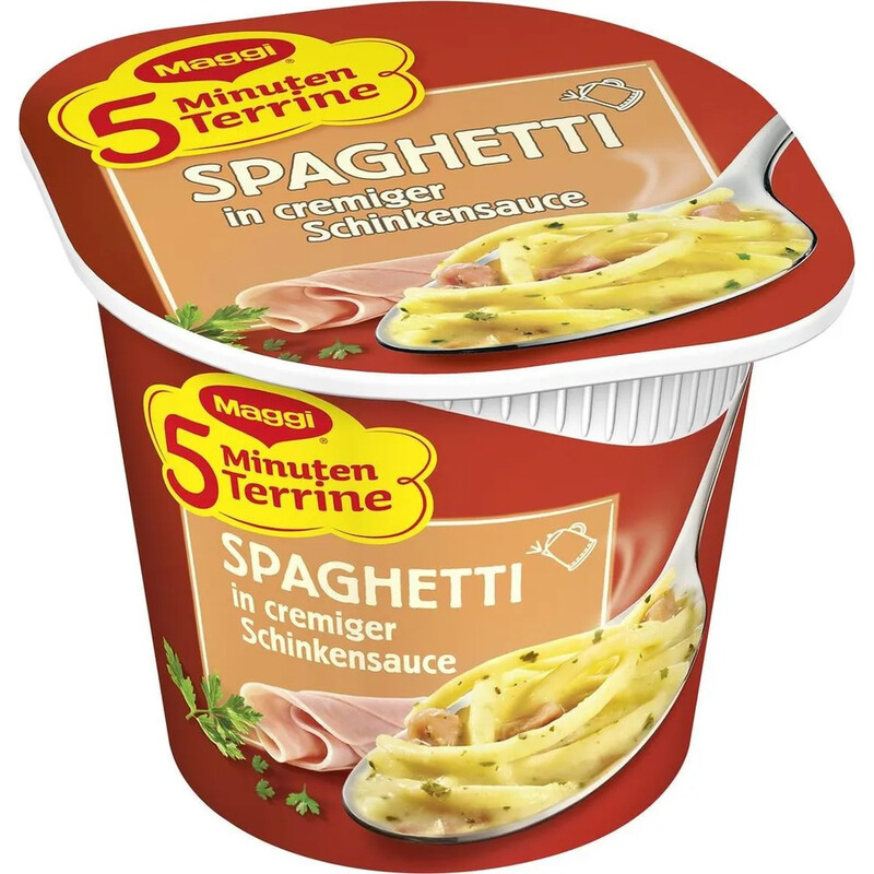 Maggi 5-Minuten-Terrine Spaghetti in Schinkensauce 64 g