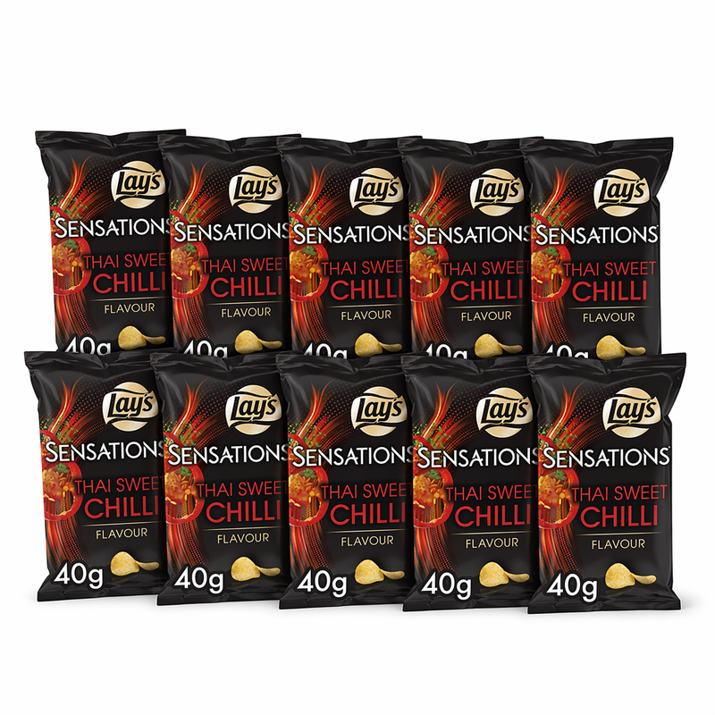 Lay's Sensations Thai Sweet Chili – 10 x 40 g