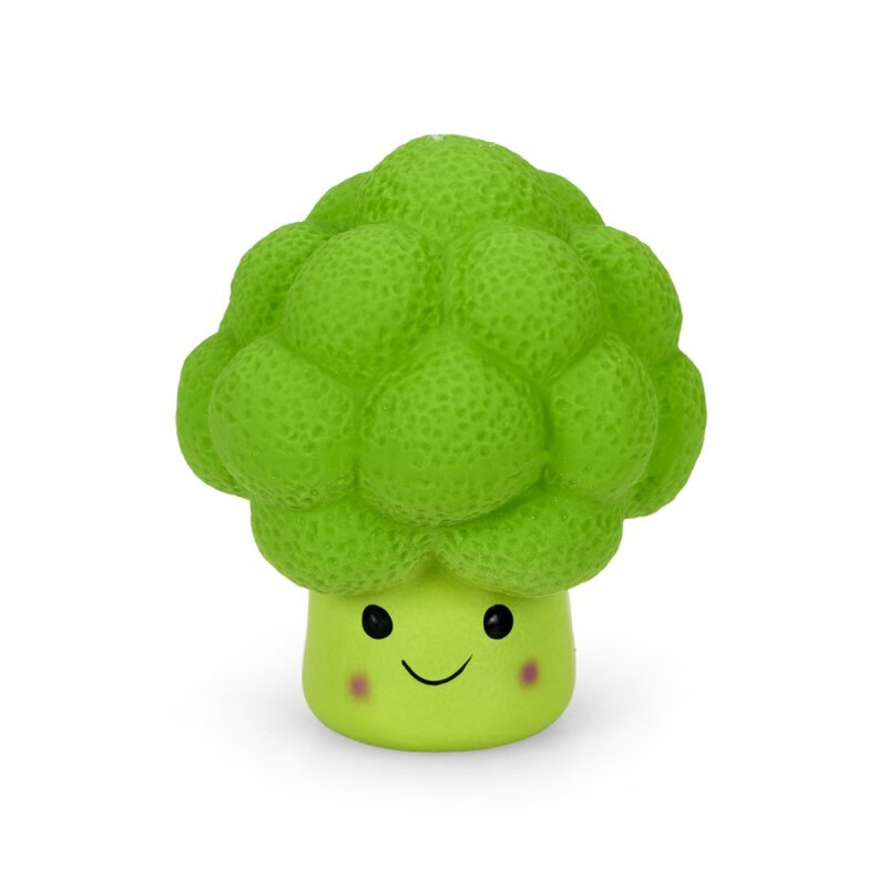 Foodie Faces Latex Broccoli Dog Toy Large