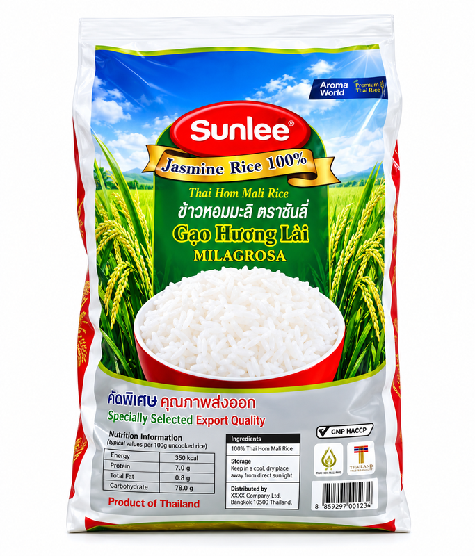 Sunlee Riz jasmin Thai Hom Mali - 18 kg