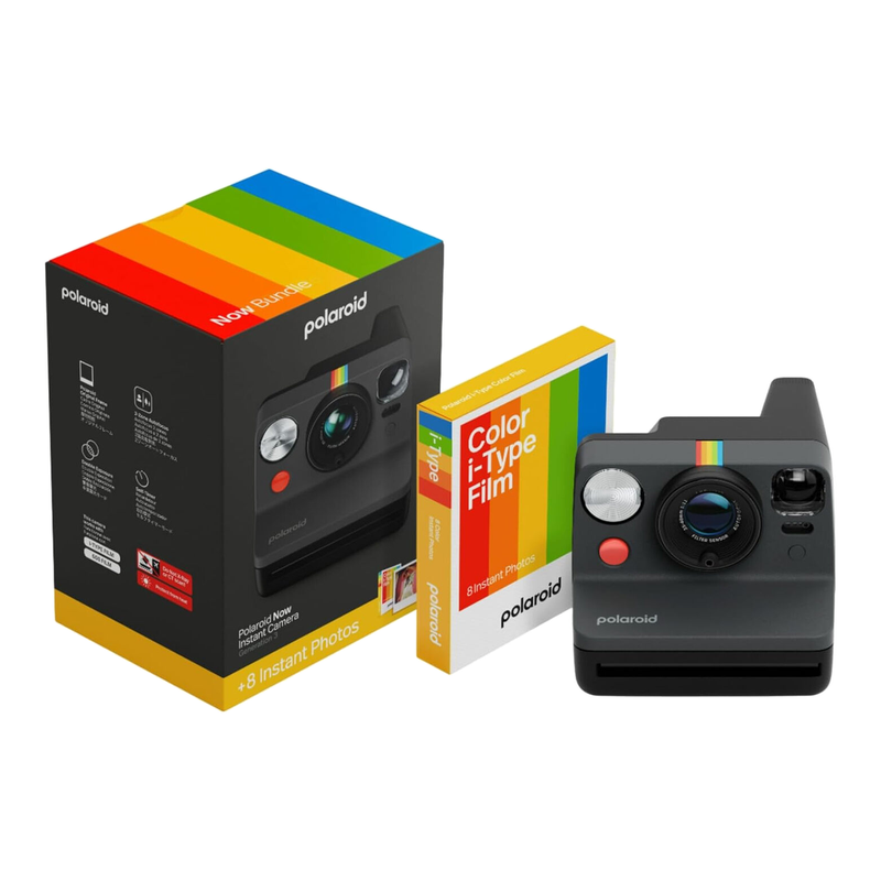 Polaroid Now Generation 3 Instant Camera Everything Box - Black