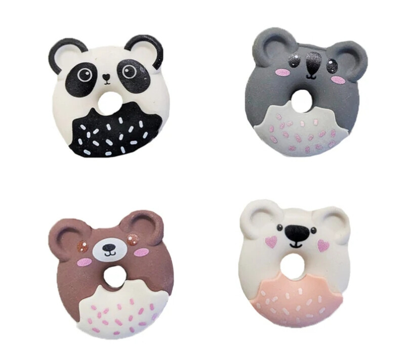 S4 Dougnut Bear Erasers