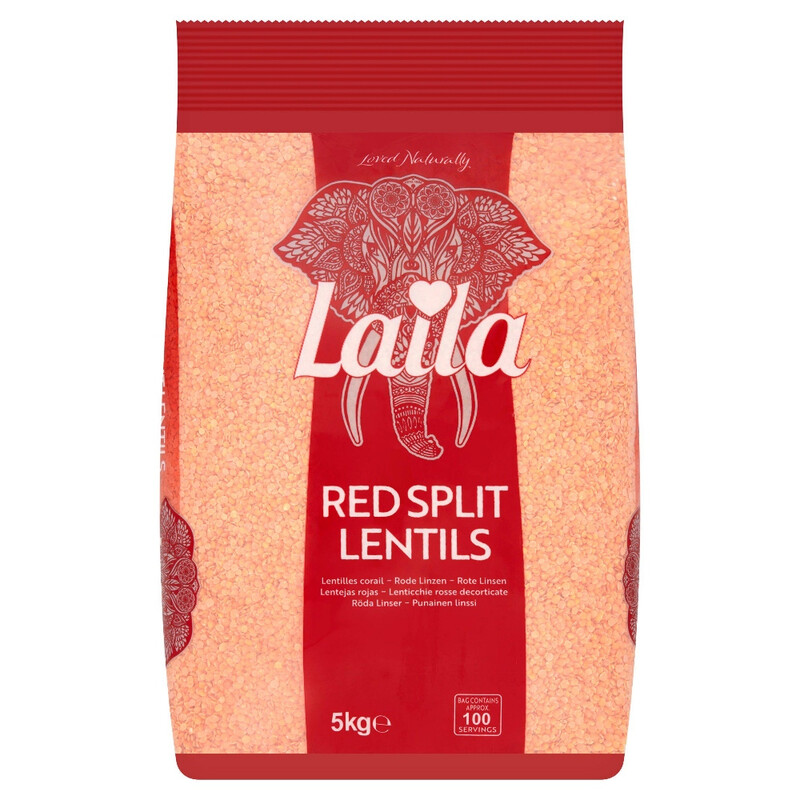 Laila Red Split Lentils 5Kg