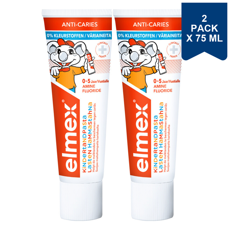 elmex Peutertandpasta (0-5 jaar) 75 ml (2-pack)