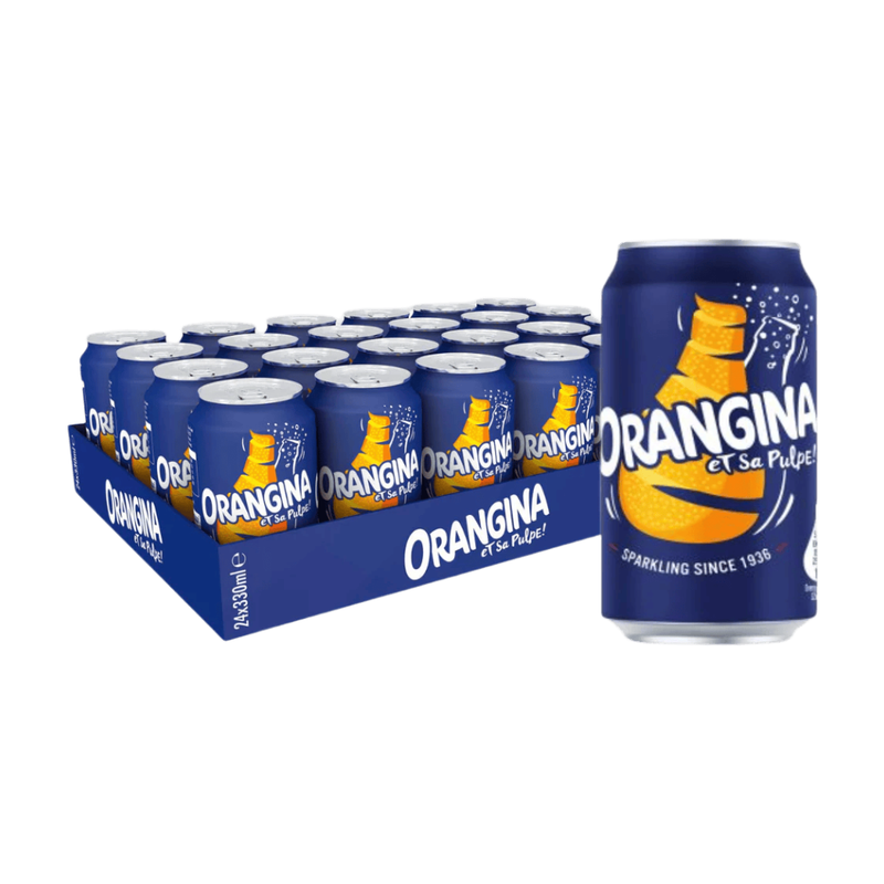 Orangina Orange Cans 24x330ml