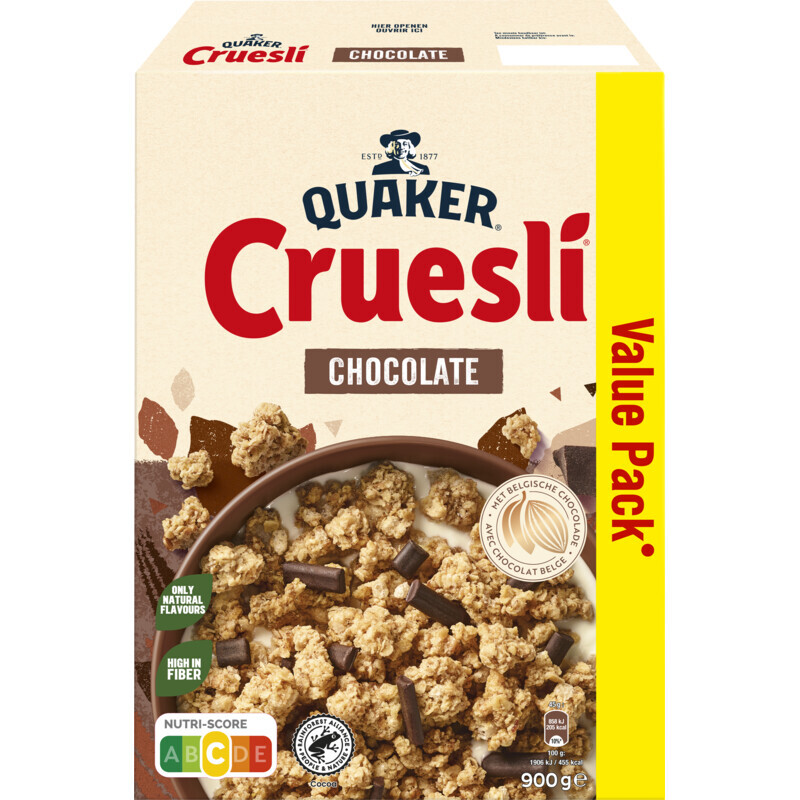 Quaker Cruesli Chocolate - 900 g