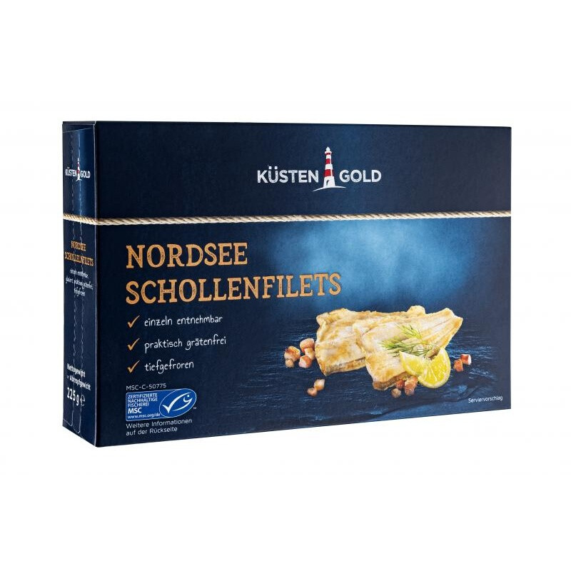Küstengold MSC Nordsee Schollenfilets  225 g