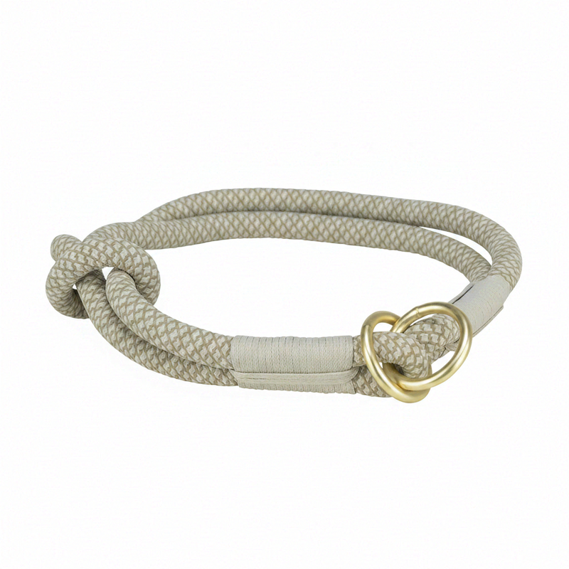 TRIXIE HB half-slip halsband grijs/lichtgrijs 45 x 1 cm