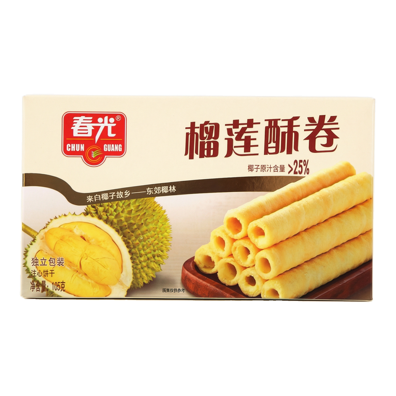 Chun Guang Durian Puff Roll 105g