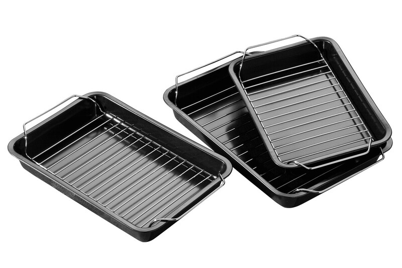 Essentials by Premier Mari Roasting Trays & Wire Racks Set of 3