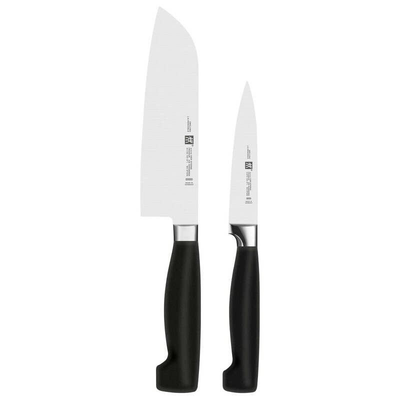 ZWILLING Four Star 2-teiliges Messerset - Kochmesser 20 cm & Spickmesser 10 cm