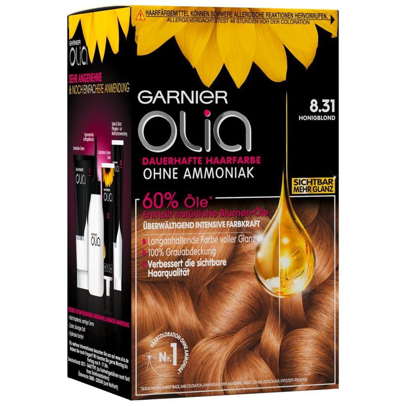 Garnier Olia Haarfarbe 8.31 Honigblond