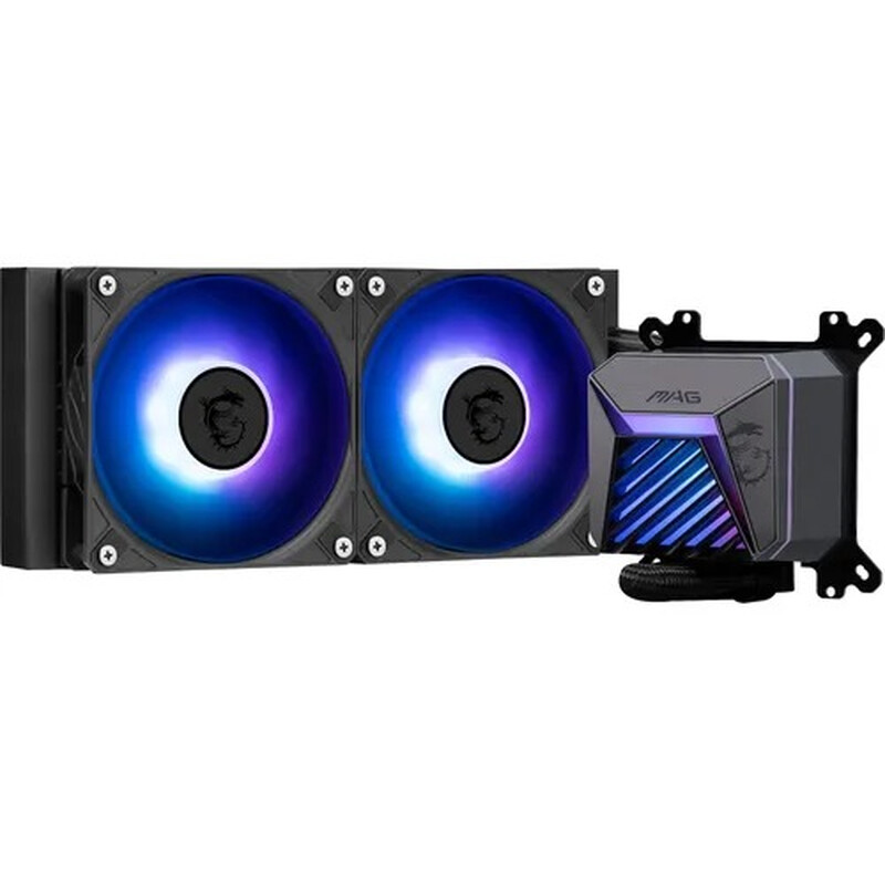 MSI MAG Coreliquid A15 240 Hauptplatine, Prozessor All-in-One-Flüssigkeitskühler 12 cm Schwarz 1 Stück(e)
